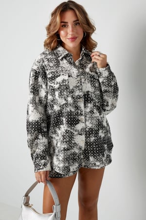 Flecken mit Glitzer bestreichen - Schwarz und Weiß - S h5 Bild3